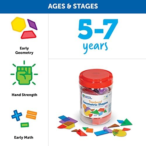 Learning Resources Translucent Geometric Shapes