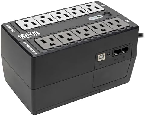 Eaton Tripp Lite INTERNET550U 550VA UPS 300W Battery Backup Surge Protector