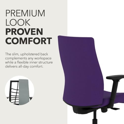 HON Ignition 2.0 Ergonomic Office Chair, Lumbar Support, Desk Chair, Iris