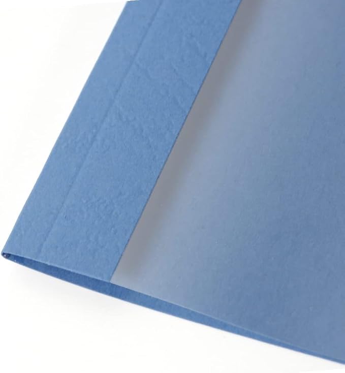 RAYSON TBC2-25-BL Thermal Binding Covers, 1/16 Inch, Blue, Letter Size Holds 15 Sheets, 25 Pack