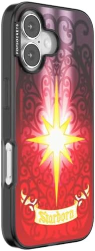 PopSockets iPhone 17 Phone Case with MagSafe- Mirror Starborn | Magnetic, Wireless Charging, Camera & Drop Protection, Acotar, Throne, Glass, Sarah, Bookish