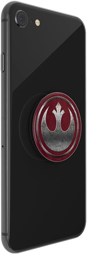 PopSockets Adhesive Phone Grip, Holder- Rebel Icon | Secure Comfortable Hold, Anti-Drop, Kickstand, Star Wars, Grogu, Electronic Accessories, For iPad/Kindle/iPhone/Android