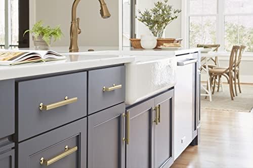 Amerock 7-9/16" Everett Golden Champagne Drawer Pull