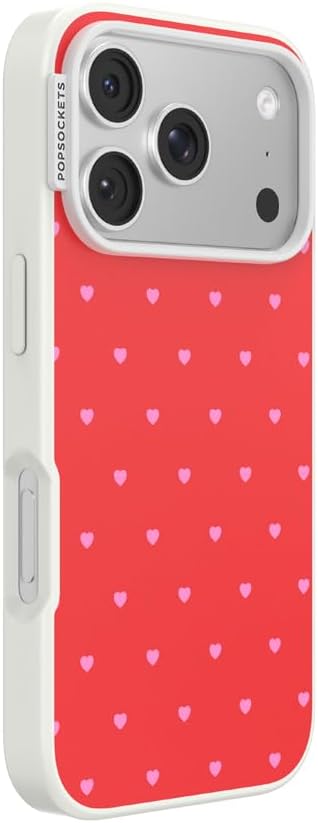 PopSockets iPhone 17 Pro Phone Case with MagSafe- Cherry Pop | Magnetic, Wireless Charging, Camera & Drop Protection, Cherry, Fruit, Electronic Accessories, For iPad/Kindle/iPhone/Android