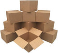 Amazon Basics Cardboard Moving Boxes, Large 20" x 20" x 15", Brown, 12-Pack