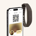 Blinq NFC Digital Business Card - Wristband - Tap to Share (Grey)