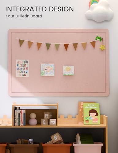 Fluxynara 35.4" x 23.6" Bulletin Board, Pink