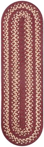 Homespice Autumn Maple Jute Braided Table Runner, Oval 8x28 Set of 2