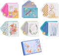 Papyrus 6-Count All Occasion Blank Card Assortment, Mixed Illustrated Designs