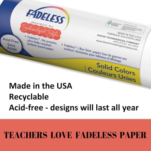Fadeless Schoolgirl Style Bulletin Board Paper, Fade Resistant