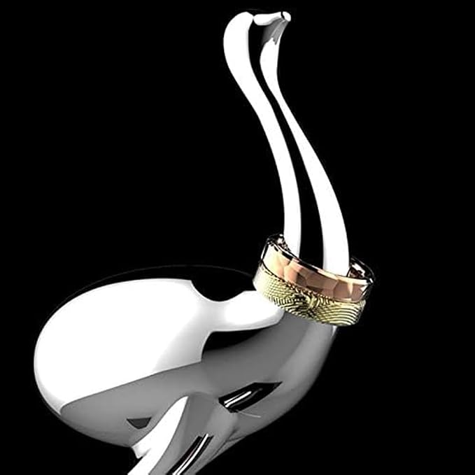 Running Ostrich Magnetic Paperclip Holder Funny Office Desk Decor Decorative Jewelry Storage Dispenser Silver Creative Small Gifts for Friends Coworkers
