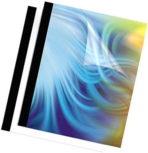 Fellowes Binding Thermal Presentation Covers, 1 Inch, Black, 240 Sheets (5257001)