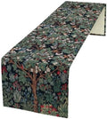 William Morris Tree of Life Table Runner Vintage Flowers Table Runner for Dining Table Decor 13 x 36 Inch
