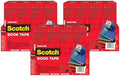 Scotch Book Tape Value Pack, Excellent for Repairing, Reinforcing Protecting, and Covering (845-VP) (Pack of 3)