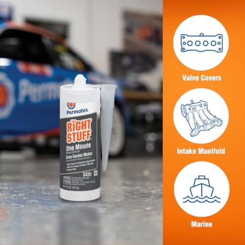 Permatex 34311 The Right Stuff Grey Gasket Maker, 5 oz.