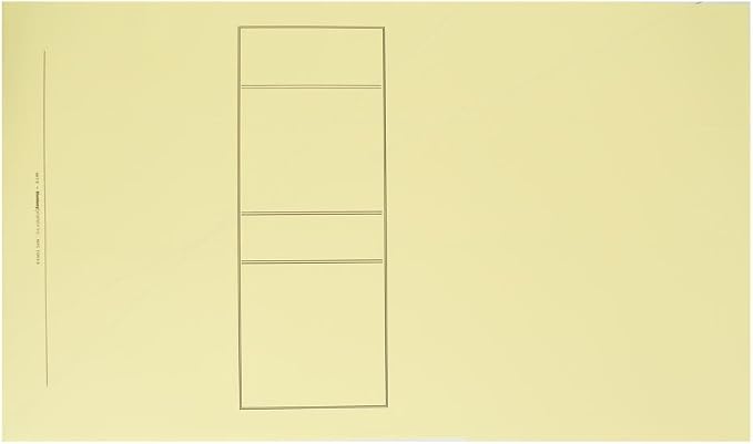 Blumberg's Top Bound Legal and Report Covers for Legal and Business Documents (9 x 15-1/2, 100 per Box, Canary, Antique Manuscript, Printed Panel, Plain) Use for Legal Size Documents