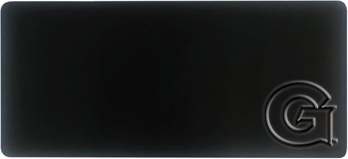 Georgetown University Alumni Desk Mat, Durable Office Supplies, Non-Slip Base, Responsive Desk Pad with Smooth Surface,Black