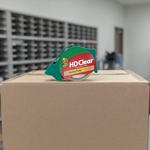 Duck HD Clear Heavy Duty Packing Tape, 1.88 Inch x 109 Yards, 6 Rolls (299016)
