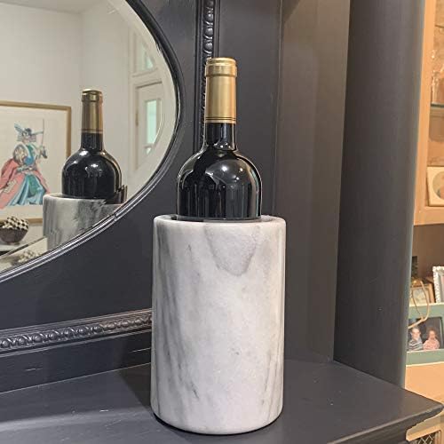 Fox Run Marble Utensil Holder, White Medium