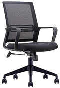 Home Office Chair with Mid-Back Rotating Waist Support Desk Task Computer Chair Ergonomic Comfortable Mesh Armchair (C)