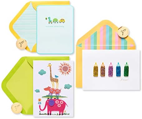 Papyrus Baby Shower Cards, Congratulations (3-Count)