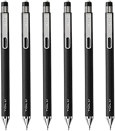 TUL Pencil Value Pack, 0.7mm Tul Mechanical Pencils 6 Pack , TUL Eraser Refill 1 Pack 3 10 Piece Set