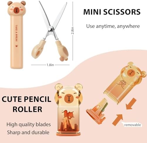 Capybara Stationery Set, Cute School Supplies Gift for Students