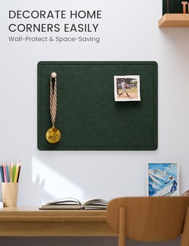 Fluxynara 23.6" x 17.1" Bulletin Board, Pine Green