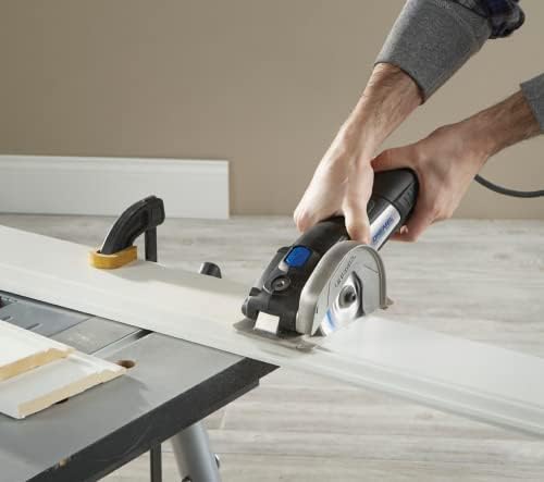 Dremel US40 Ultra-Saw Corded Mini Circular Saw Tool Kit with 3 Cutting Wheels and Auxiliary Handle