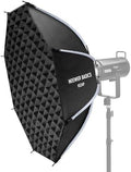 NEEWER Basics Octagonal Softbox Kit for Studio Photography Video Recording Streaming, 35"/90cm Quick Release Bowens Mount Softbox/Grid/Light Diffusers/Bag, for Continuous Lighting Strobe Flash, NS34P
