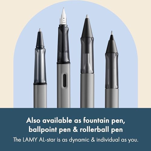LAMY AL-star graphite - Mechanical Pencil with transparent, ergonomic grip & lightweight aluminum body - including LAMY M 41 fine line refill 0.5 mm & eraser tip