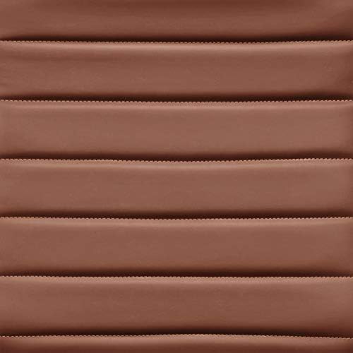 Amazon Basics High-Back Swivel Office Chair with Lumbar Support, Ergonomic Ribbed Faux Leather, Adjustable Height, 24.75"D x 23.25"W x 45.25"H, Brick Red