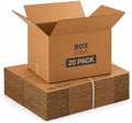BOX USA Medium Moving Boxes 18L x 14W x 12H 20-Pack - Corrugated Cardboard Box for Shipping, Mailing, Packing, Packaging and Storage