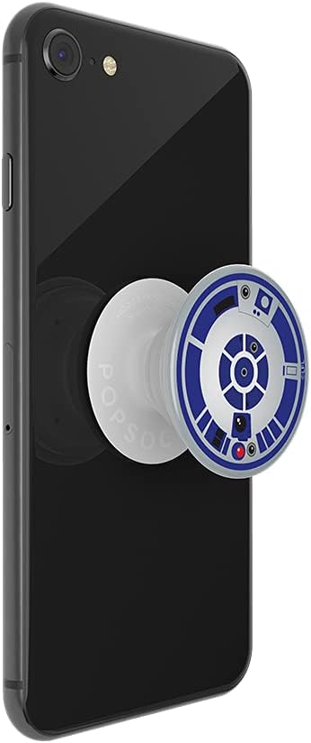 PopSockets Adhesive Phone Grip, Holder- R2-D2 Icon (Gloss) | Secure Comfortable Hold, Anti-Drop, Kickstand, Star Wars, Grogu, Electronic Accessories, For iPad/Kindle/iPhone/Android