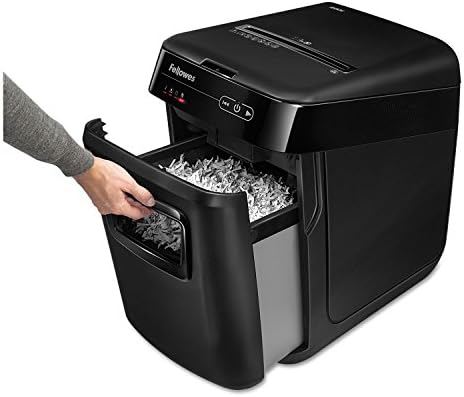 Fellowes AutoMax 200C Cross-Cut Auto Feed 2-in-1 Office Shredder with Auto Feed 200-Sheet Capacity (4653501)