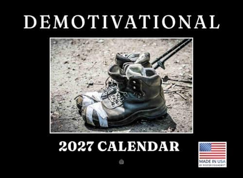 Demotivational Calendar 2027 Demotivation Monthly Wall Calender 12 Month