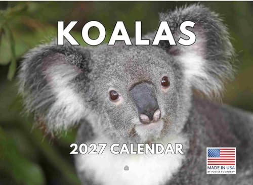 Koala Calendar 2027 Monthly Wall Calender 12 Month