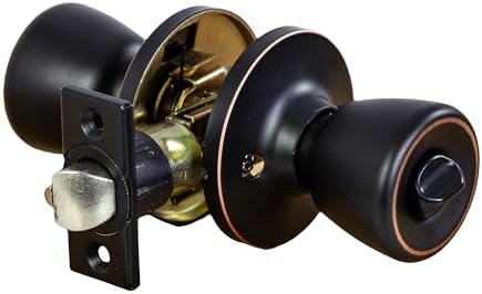 Design House Terrace Keyed Entry Door Knob, Oil Rubbed Bronze