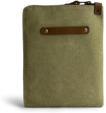 Hide & Drink, Scribbler Case for Notebook Handmade from Waxed Canvas (Waxed Canvas)