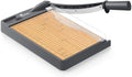 Firbon 12 Inch Wood Guillotine Paper Cutter, Heavy Duty Paper Trimmer