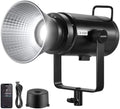 NEEWER CB200 210W LED Video Light with 2.4G/APP Control, 5600K Daylight COB Continuous Output Lighting for Photography with 98500lux/m, CRI97+/TLCI97+, 9 Scenes, PWM Dimming, Bowens Mount