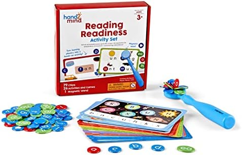 hand2mind Sound Wall Classroom Phonics Kit (169 Cards) and Reading Readiness Activity Set