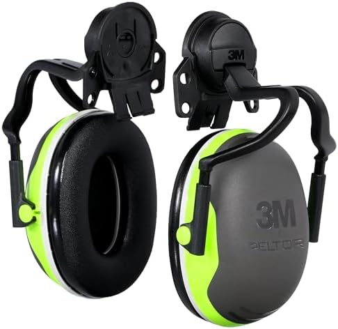 3M PELTOR Hearing Protection Earmuffs, X4 Series Noise Protection, Construction, Manufacturing, Assembly, Sanding