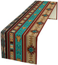 Aztec Table Runner,Ethnic Style Design Geometric Table Runners Dresser Scarves Table Setting Decor for Garden Farmhouse Wedding Party Holiday Dinner Home 13x70 Inch