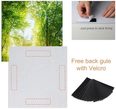 YPY Sound Absorbing Wall Art Forest Trees, Acoustic Panels Sound Proofing