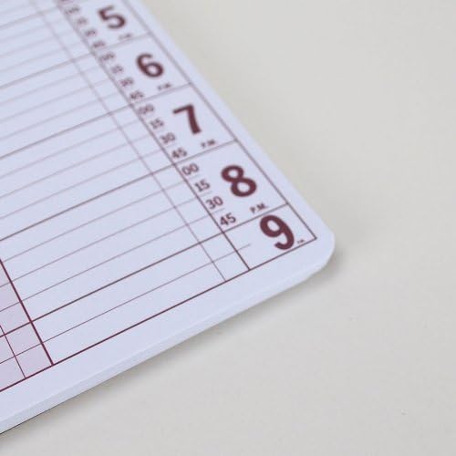 Portage Notebooks Appointment Book – Large 7" x 13.5" Undated Planner for Daily Scheduling - 3 Column Professional Daily Planner Undated for Office, Home, or Salon Use