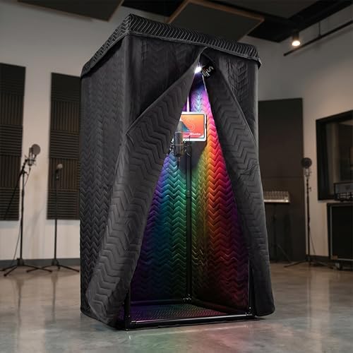 XL Ultimate Portable Vocal Booth for Recording & Voice Over, Reduces Echo