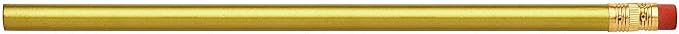 Pencil Guy Blank Round Pencils, Gold, 144 to a box