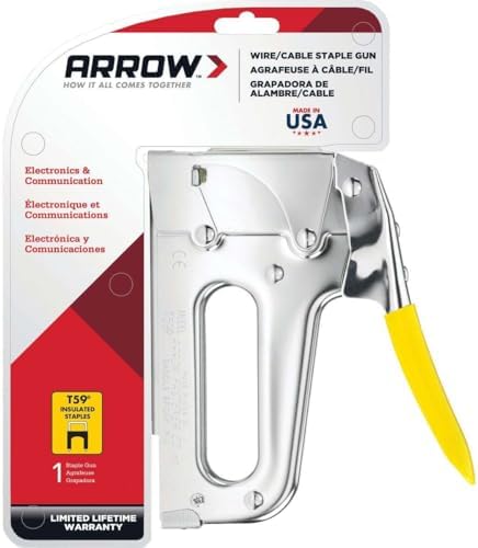 Arrow T59 Heavy Duty Staple Gun with Rear-Load Magazine
