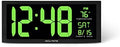 AcuRite Digital Clock, 14.5-Inch / Green